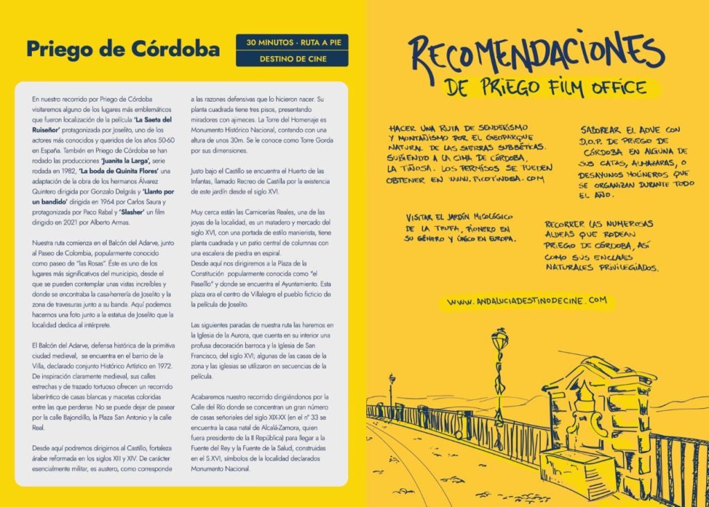 Priego es de cine. Ruta de la Saeta del Ruiseñor