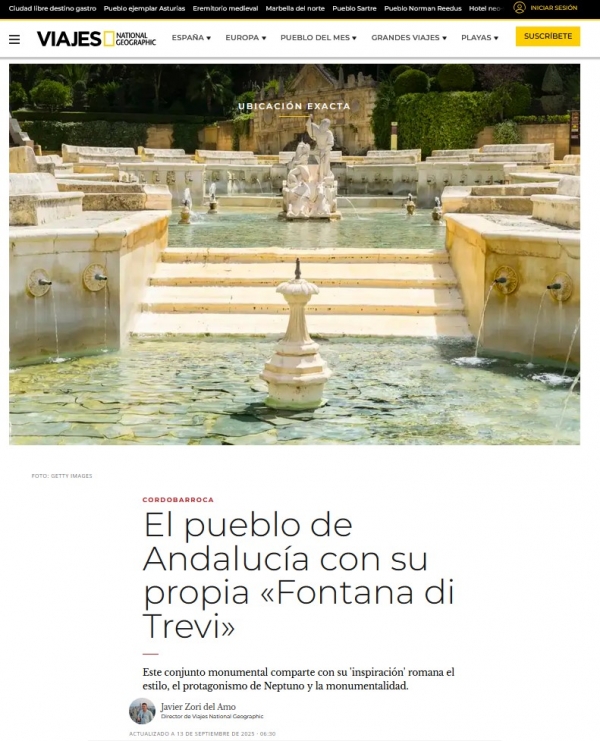 El pueblo de Andaluc&iacute;a con su propia &laquo;Fontana di Trevi&raquo; por Viajes National Geographic