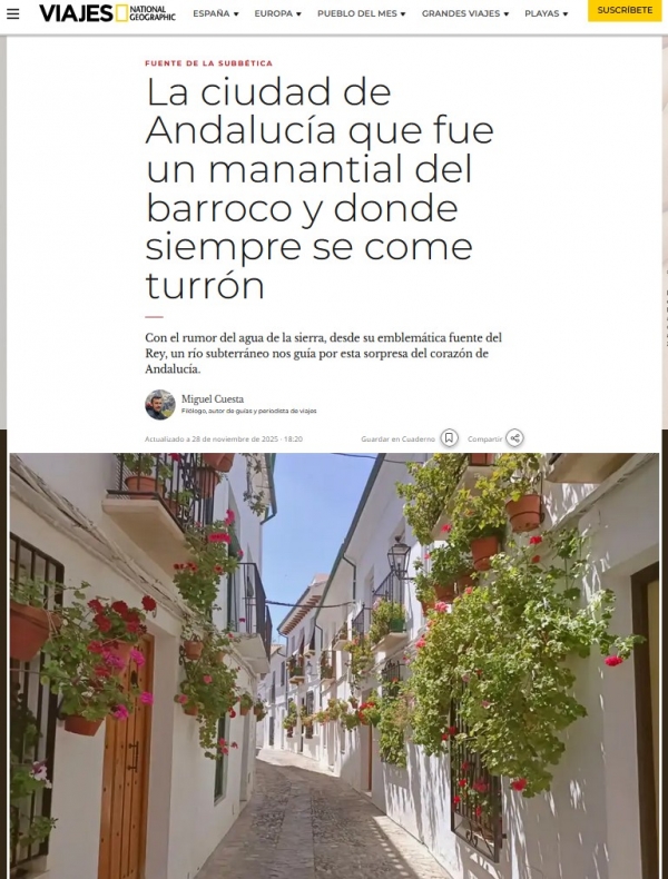 La ciudad de Andaluc&iacute;a que fue un manantial del barroco y donde siempre se come turr&oacute;n